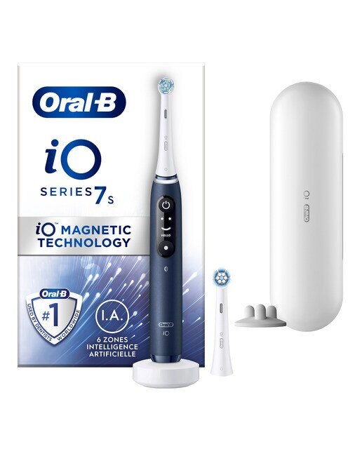 Cepillo de dientes eléctrico Oral b - Braun iO 7S 5 modos de limpieza - Azul Azul-4