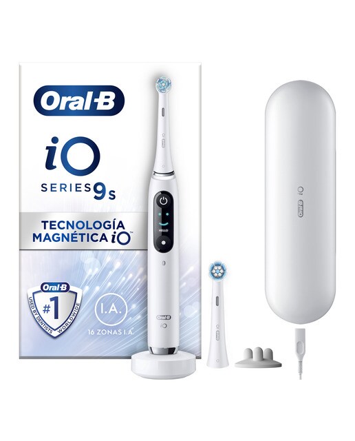 Escova de Dentes Elétrica Oral-B Braun iO 9S com 7 Modos de Limpeza - Branco Branco-2