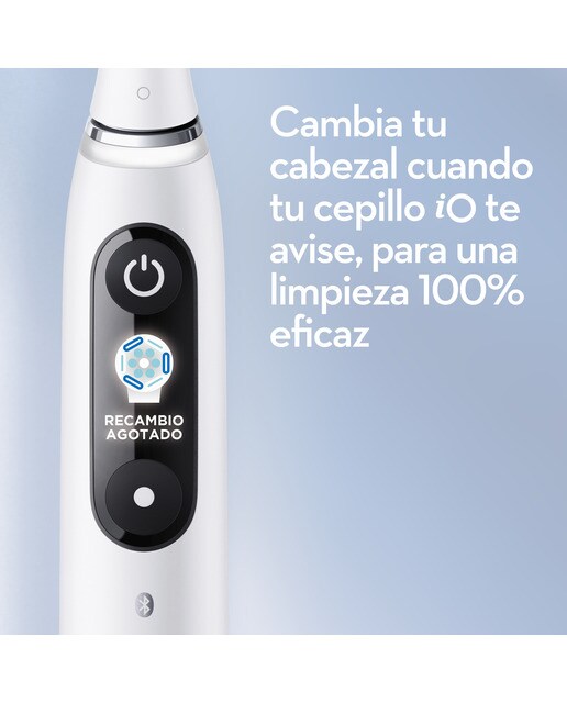 Escova de Dentes Elétrica Oral-B Braun iO 9S com 7 Modos de Limpeza - Branco Branco-3