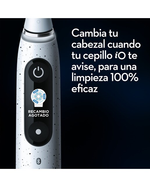 Cepillo de dientes eléctrico Oral b - Braun iO 10 7 modos de limpieza Blanco-2
