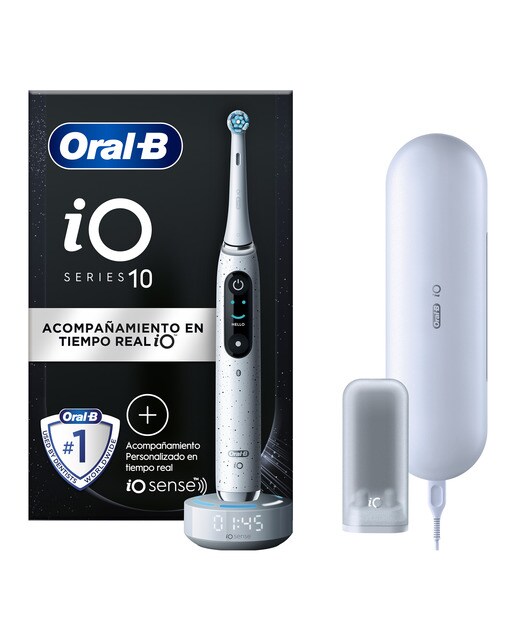 Cepillo de dientes eléctrico Oral b - Braun iO 10 7 modos de limpieza Blanco-3