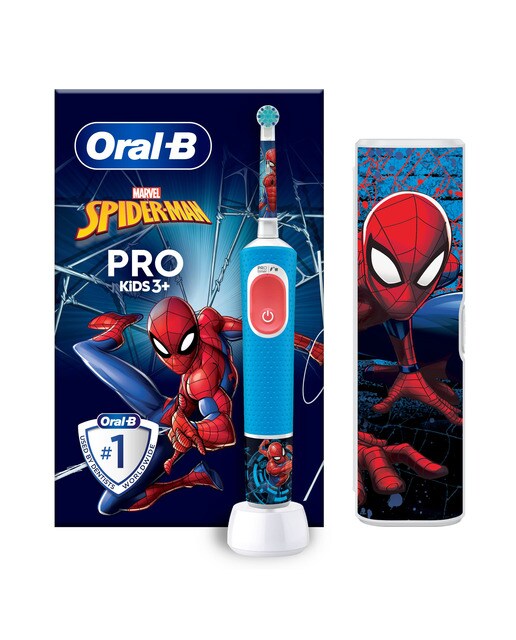 Imagen 0 de Cepillo eléctrico recargable para niños Oral b - Braun Vitality Spiderman