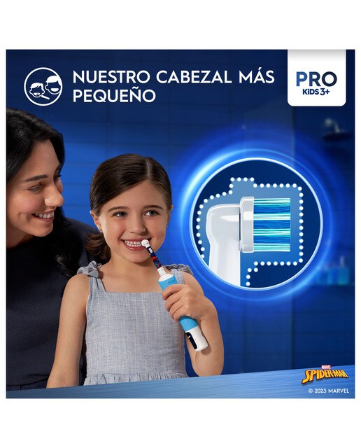 Escova de Dentes Elétrica Oral B Baun Vitality Spiderman Recarregável para Crianças 3