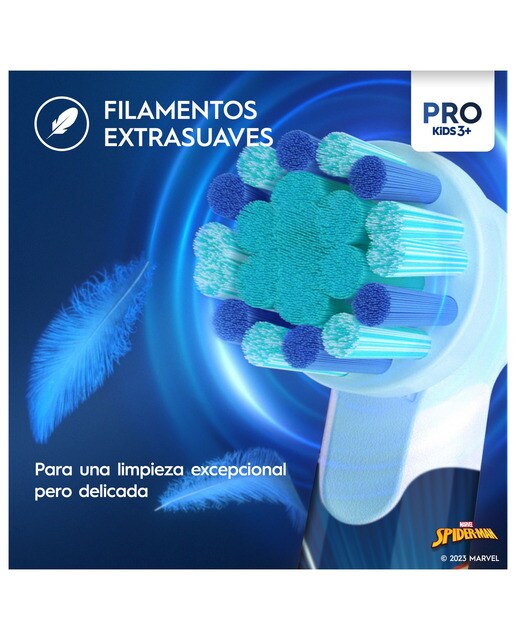 Escova de Dentes Elétrica Oral B Baun Vitality Spiderman Recarregável para Crianças 6