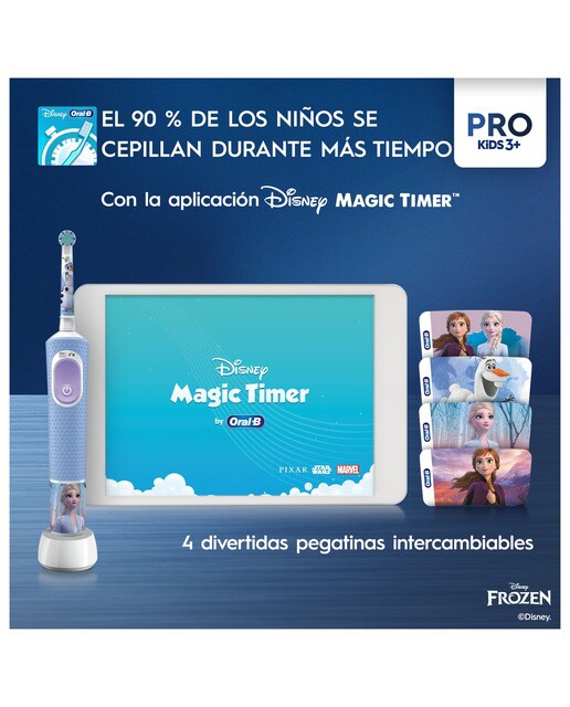 Cepillo eléctrico recargable para niños Oral b - Braun Vitality Frozen 4