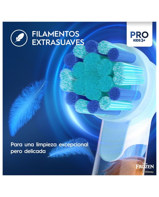 Cepillo eléctrico recargable para niños Oral b - Braun Vitality Frozen 7