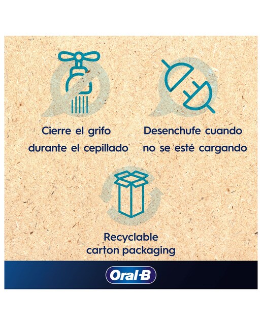 Cepillo eléctrico recargable Oral b - Braun Pro 1 Azul-6