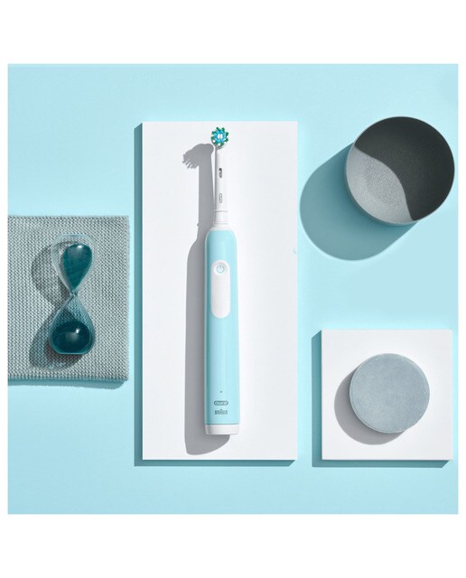 Cepillo eléctrico recargable Oral b - Braun Pro 1 Azul-7