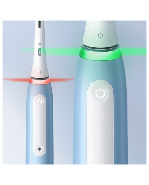 Escova de Dentes Elétrica Oral B Braun iO3 Recarregável - Azul Azul-4
