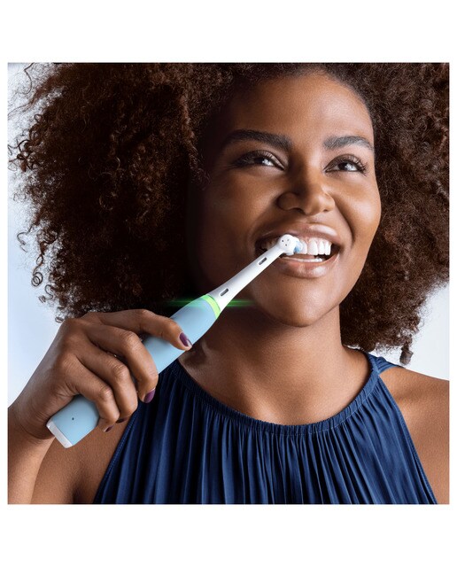 Escova de Dentes Elétrica Oral B Braun iO3 Recarregável - Azul Azul-6