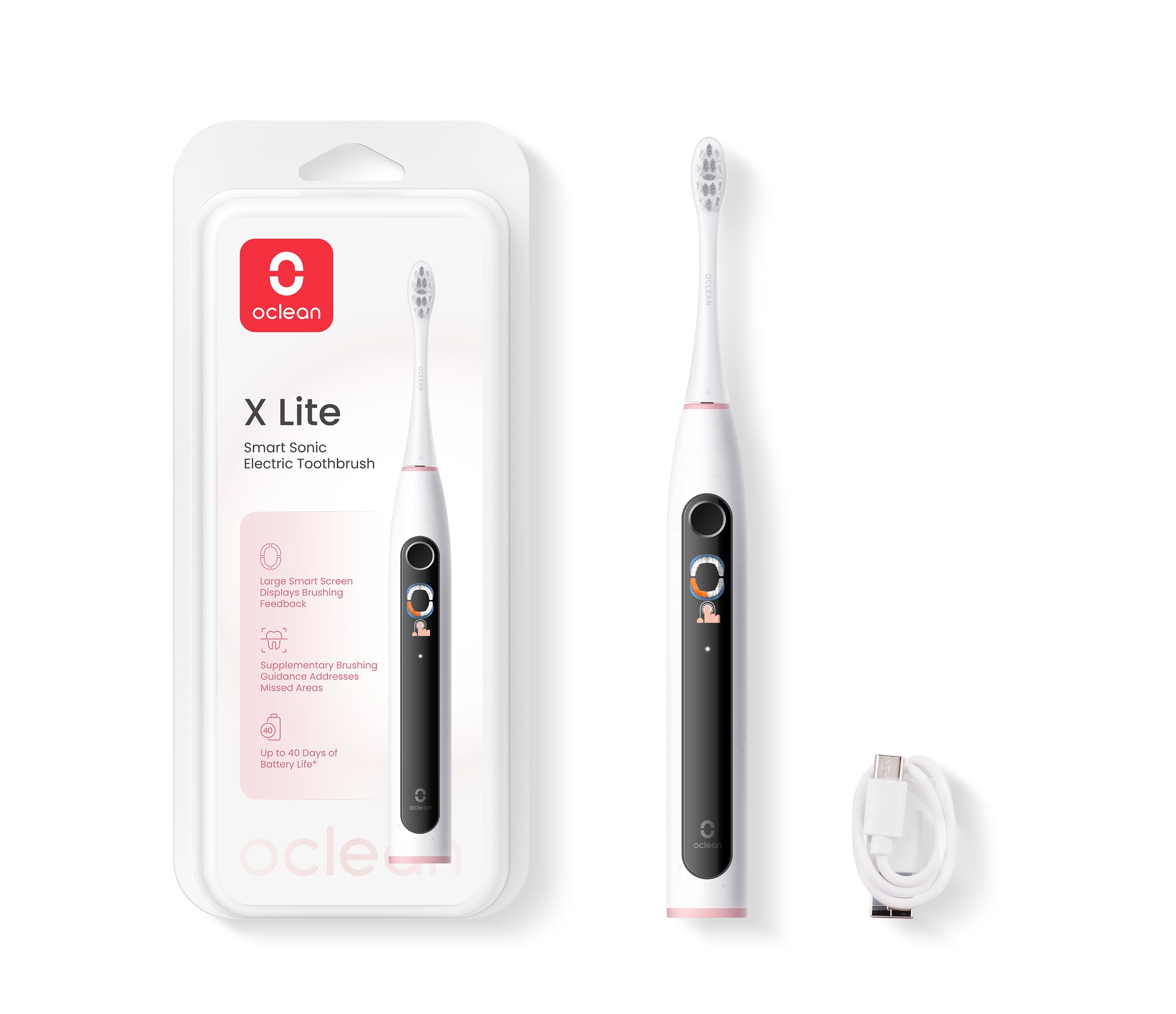 Cepillo de dientes eléctrico Oclean X Lite Blanco-8