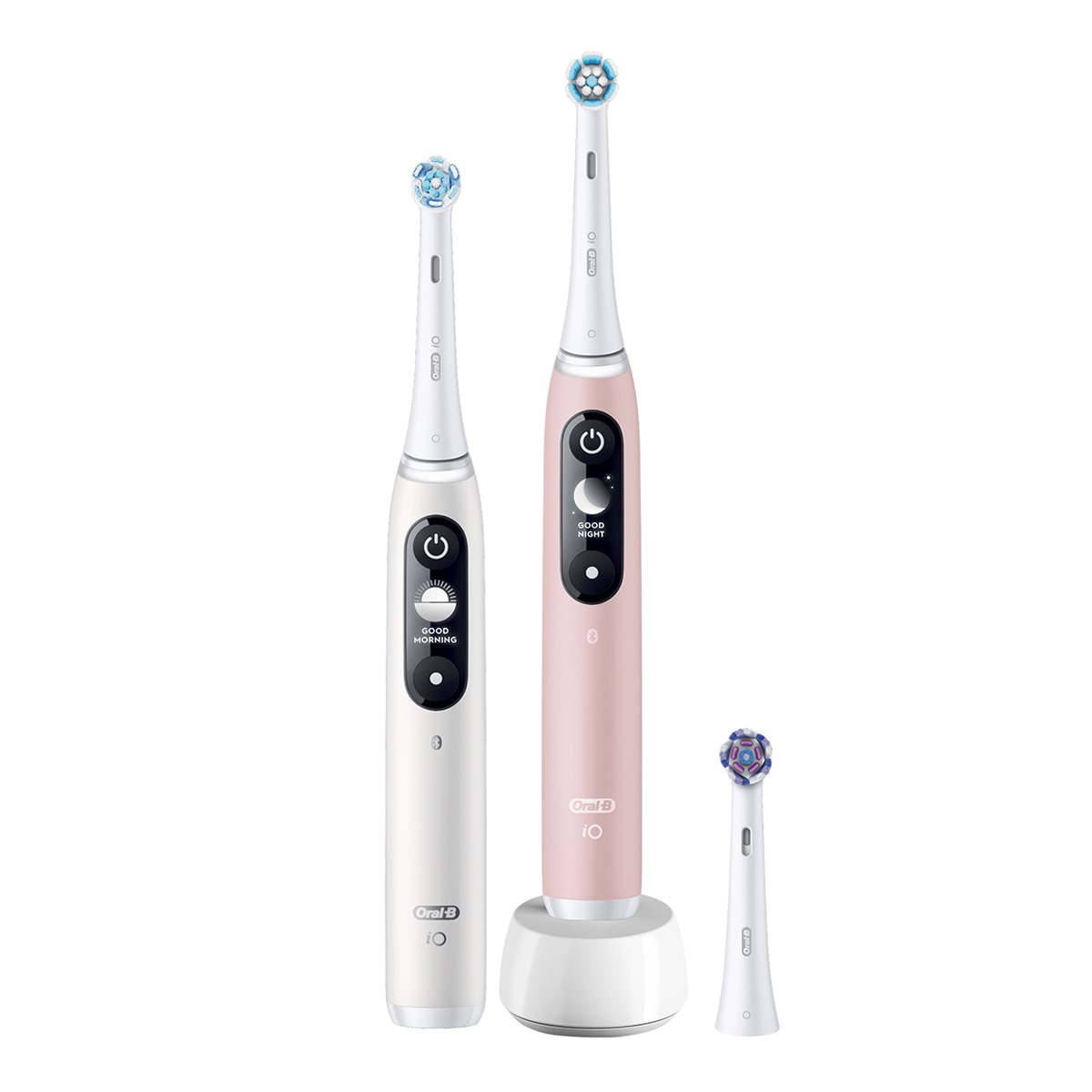 Imagen 0 de Pack 2 cepillos de dientes eléctricos Oral-B iO 6 con pantalla y 3 cabezales de recambio