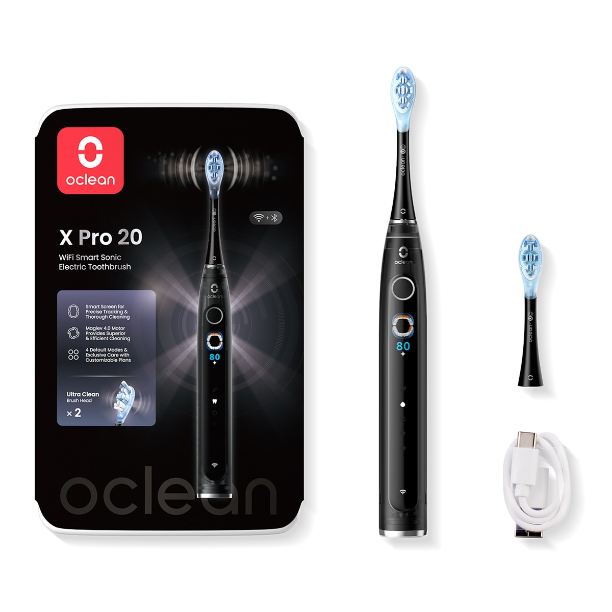 Cepillo dental  Oclean X Pro 20 negro Negro-4