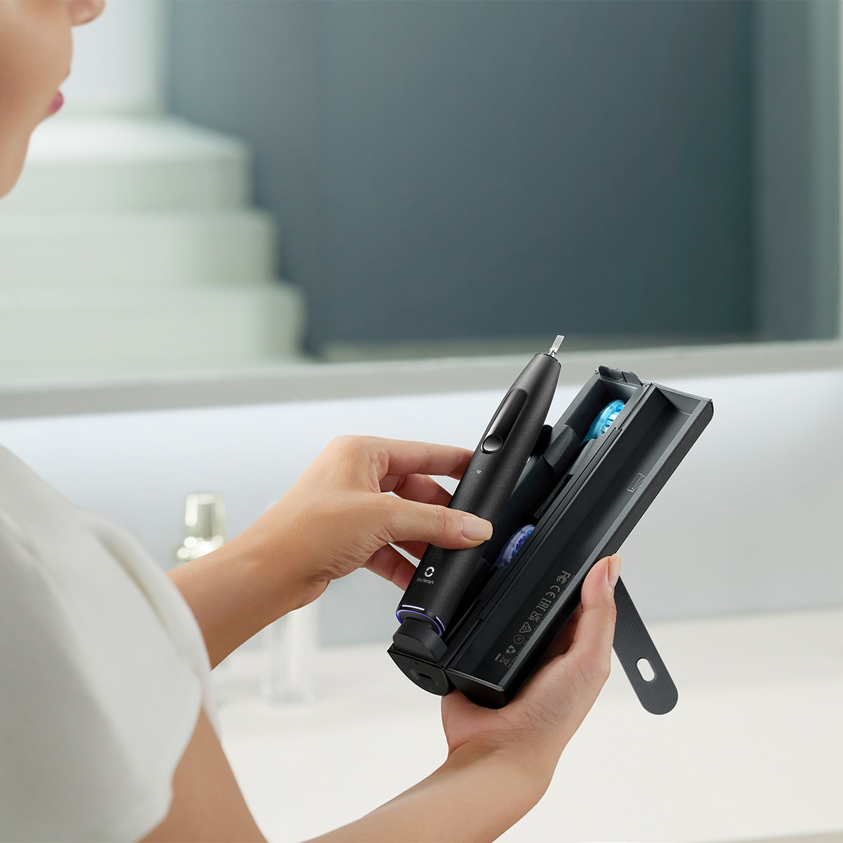 Cepillo dental  Oclean X Ultra 20 Set WiFi negro Negro-7