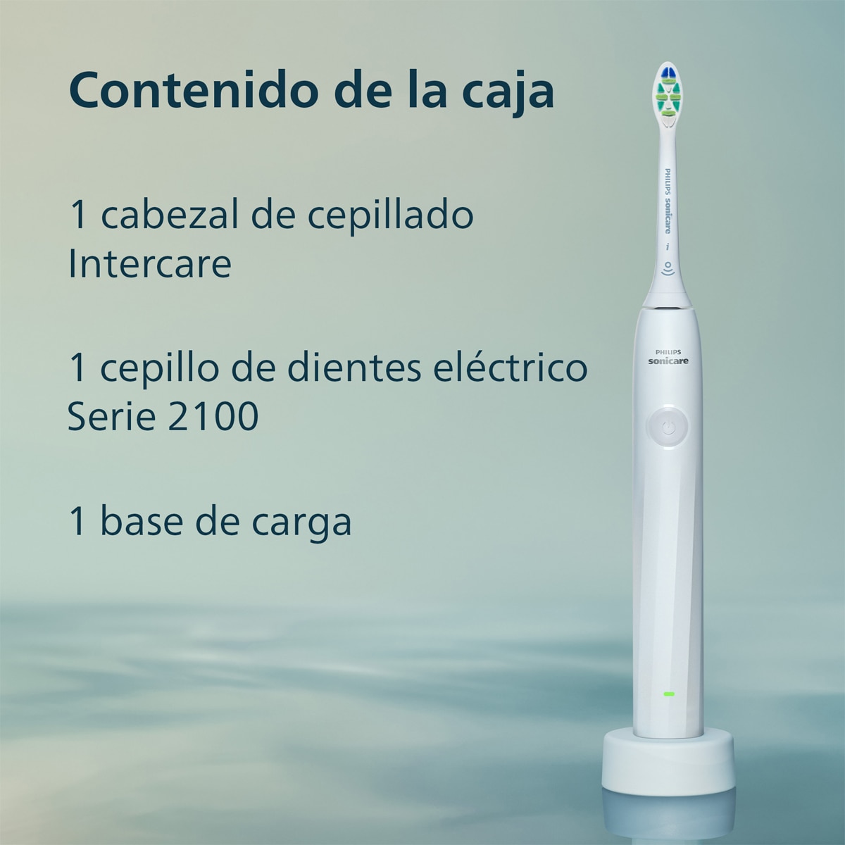 Cepillo de dientes eléctrico Philips Sonicare 2100, tecnología sónica, 2 intensidades, batería 14 días 3