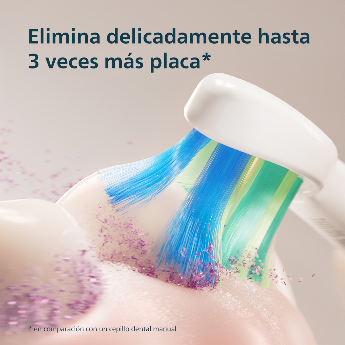 Cepillo de dientes eléctrico Philips Sonicare 2100, tecnología sónica, 2 intensidades, batería 14 días 5
