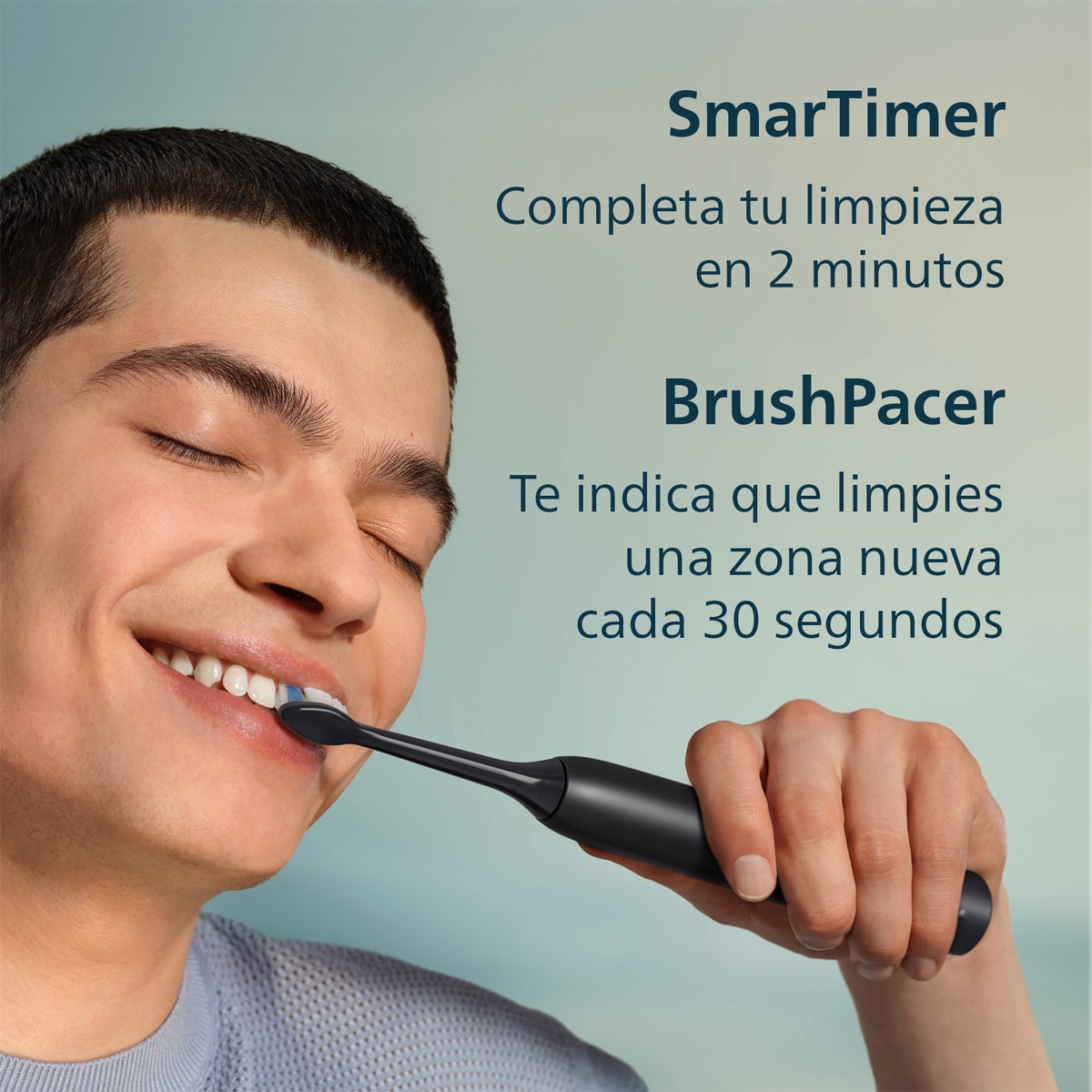 Imagen 7 de Cepillo de dientes eléctrico Philips Sonicare 3100, tecnología sónica, sensor de presión, 3 intensidades, batería 14 días