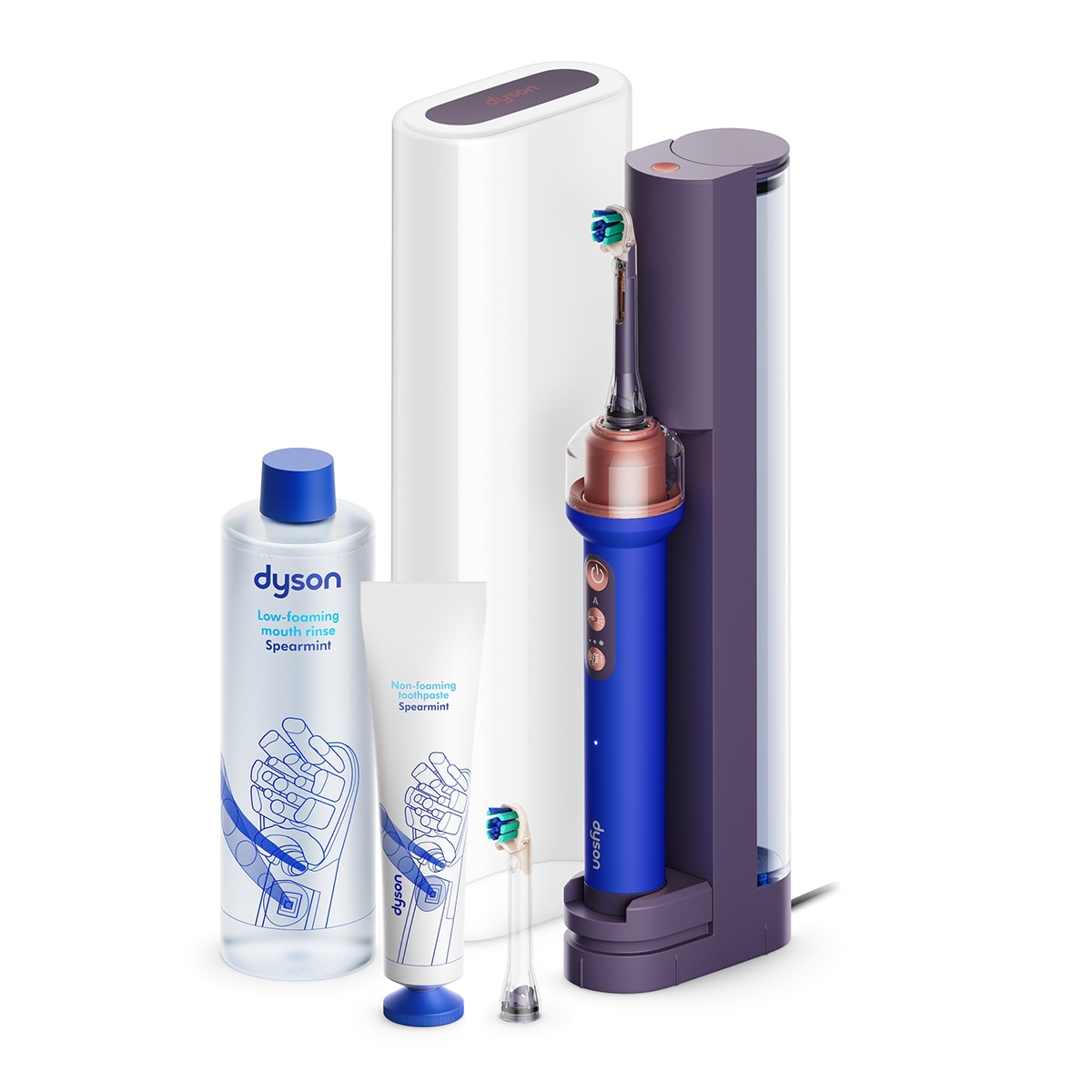 Imagen 0 de Cepillo de dientes eléctrico Dyson CameraJet™con irrigador dental - Ceramic Ultra Blue Azul