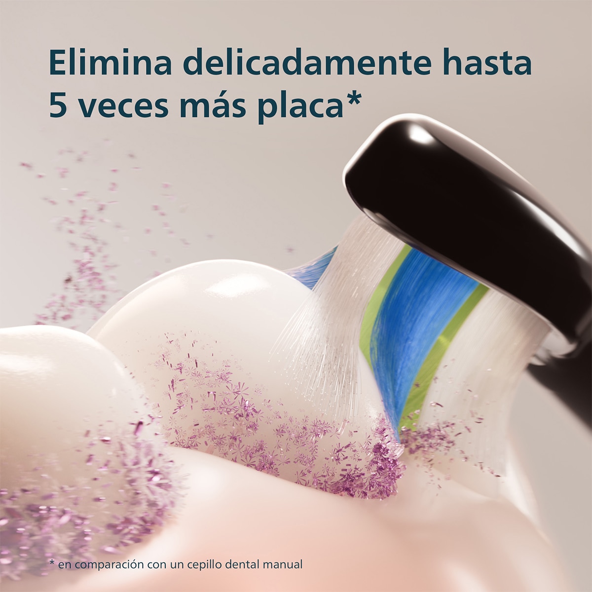 Imagen 3 de Cepillo de dientes eléctrico Philips Sonicare 3000 - Rosa Rosa