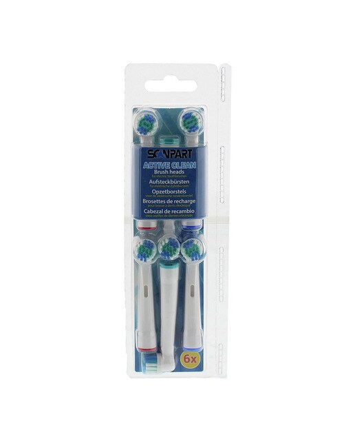 Cabezal de Recambio Scanpart Essential compatible Oral-B 6 unidades 5