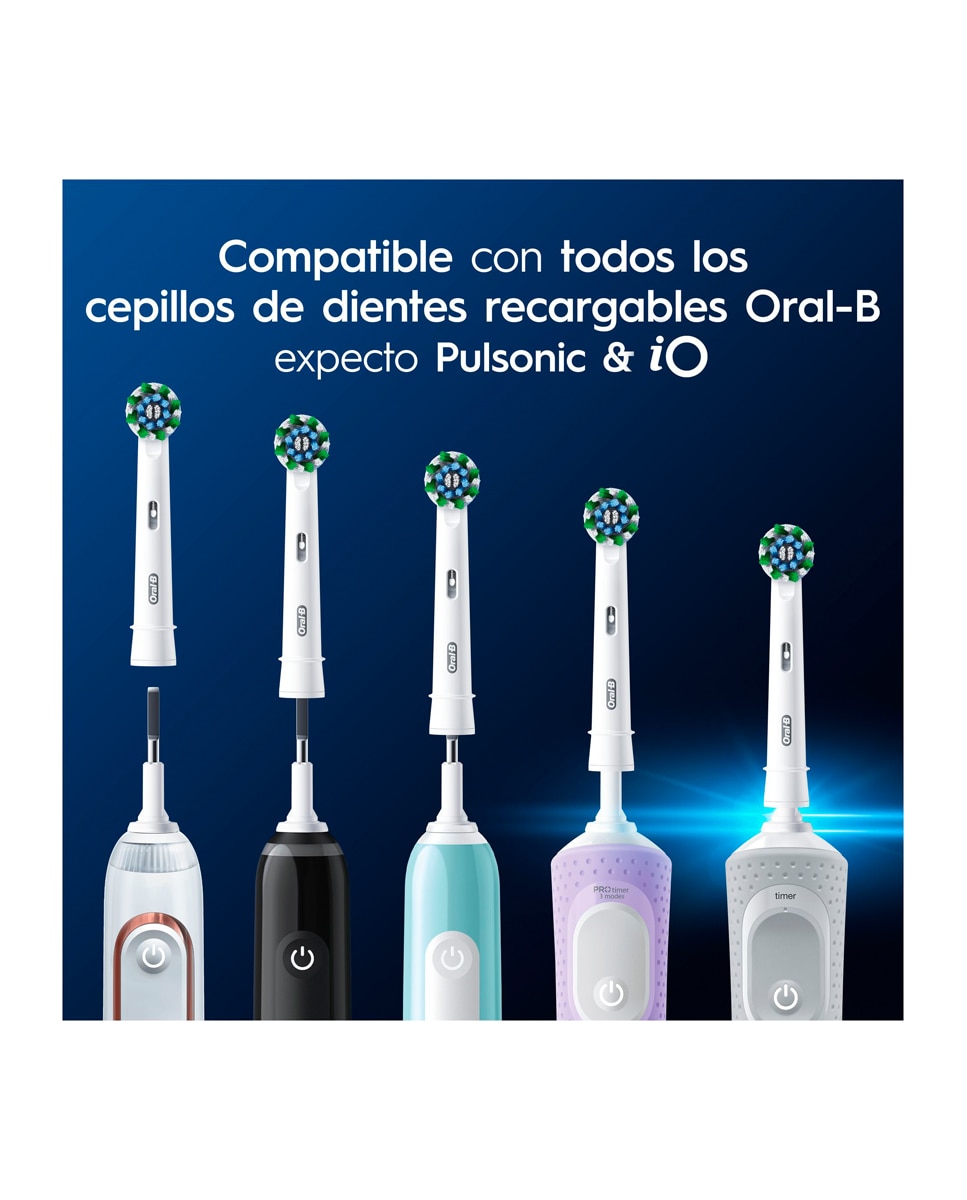 Recargas Escova de Dentes Elétrica Oral-B Braun Cross Action - 3 Unidades 6