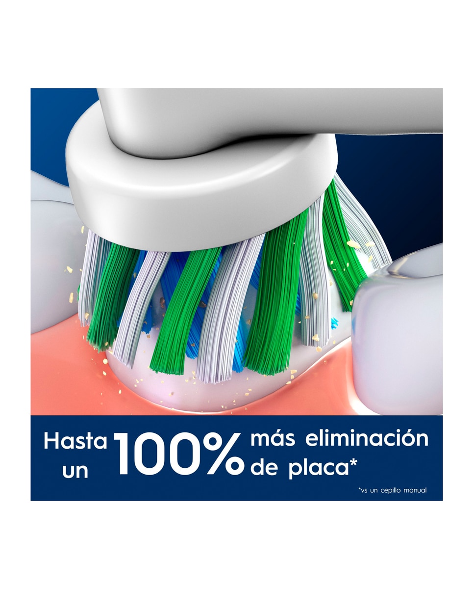 Pack de 6 cabezales de recambio Oral b - Braun Cross Action 3