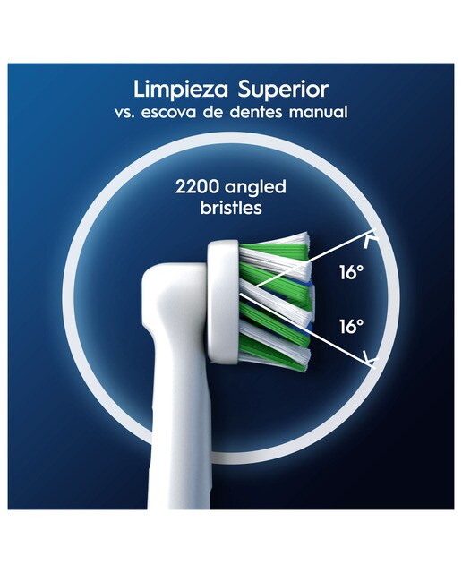 Pack de 9 cabezales de recambio Oral b - Braun Cross Action 4