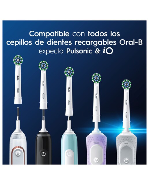 Pack de 9 cabezales de recambio Oral b - Braun Cross Action 6