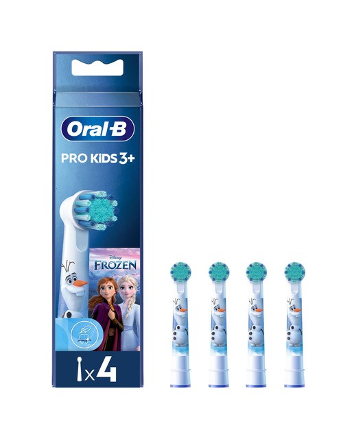 Imagem 0 de Recargas Escova de Dentes Elétrica Oral-B Braun Kids Frozen - 4 Unidades