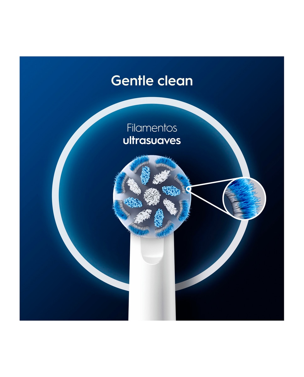 Pack de 6 cabezales de recambio Oral b - Braun Sensitive Clean 4