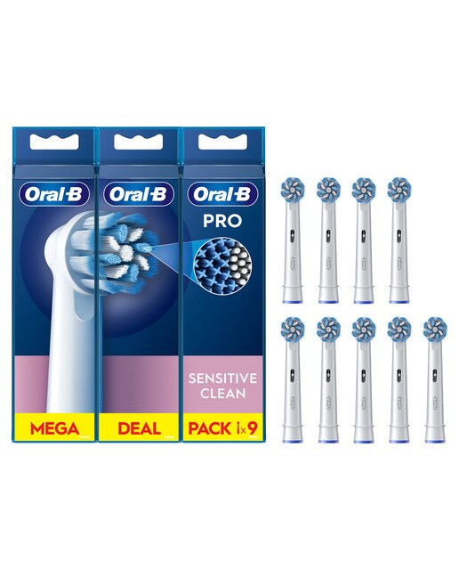 Imagen 0 de Pack de 9 cabezales de recambio Oral b - Braun Sensitive Clean