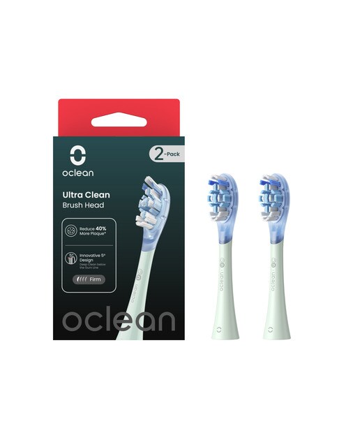 2 cabezales de recambio Oclean Ultra Clean Verde-7