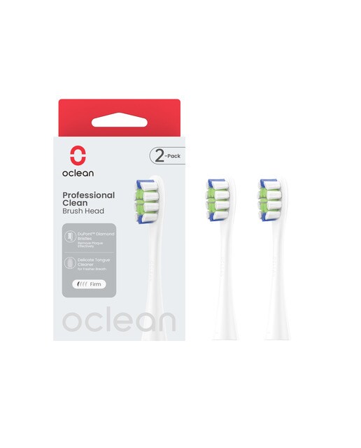 2 cabezales de recambio Oclean Professional Clean Blanco-7