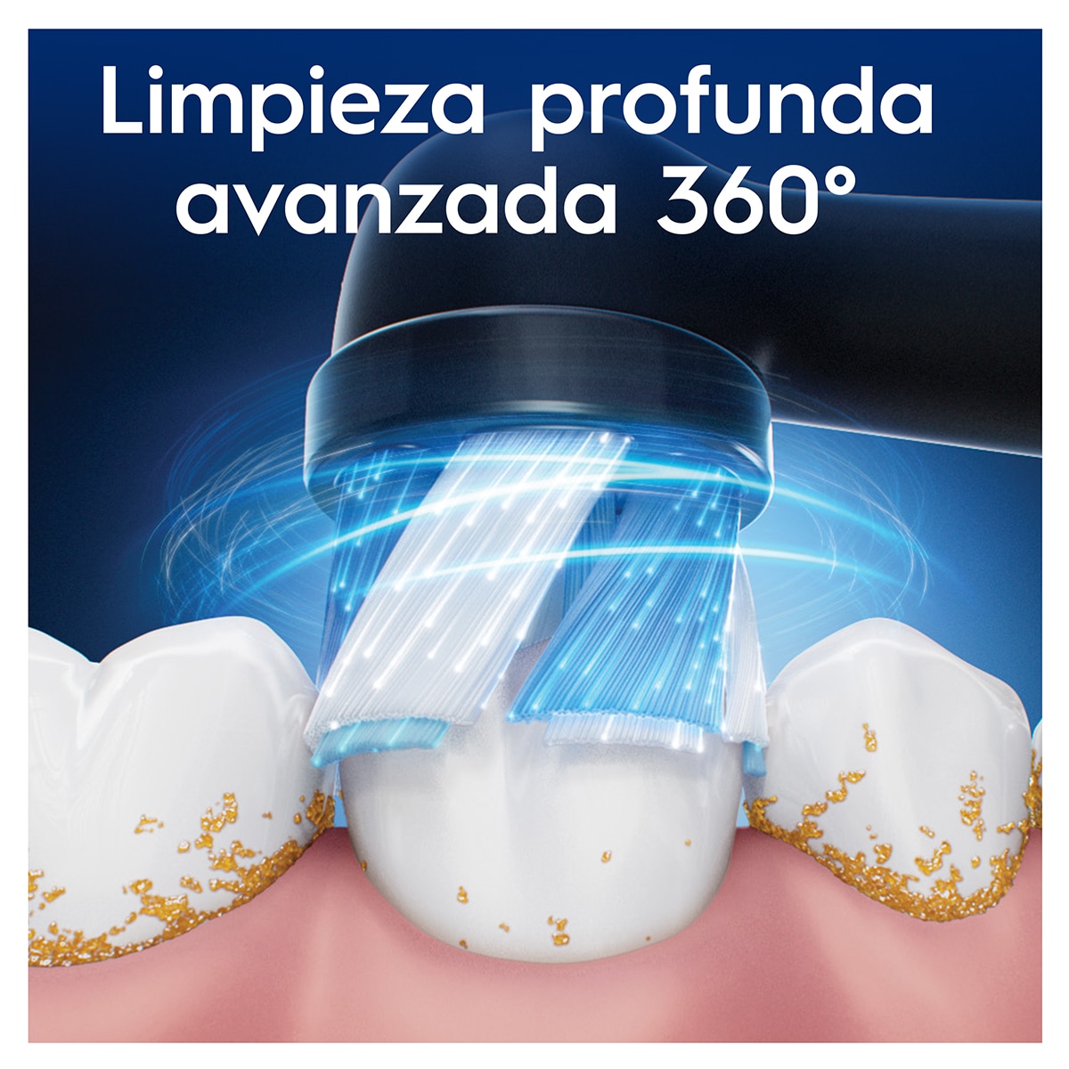 Pack 6 cabezales de recambio cepillo de dientes eléctrico Oral-B Series iO Ultimate Clean Negro-4