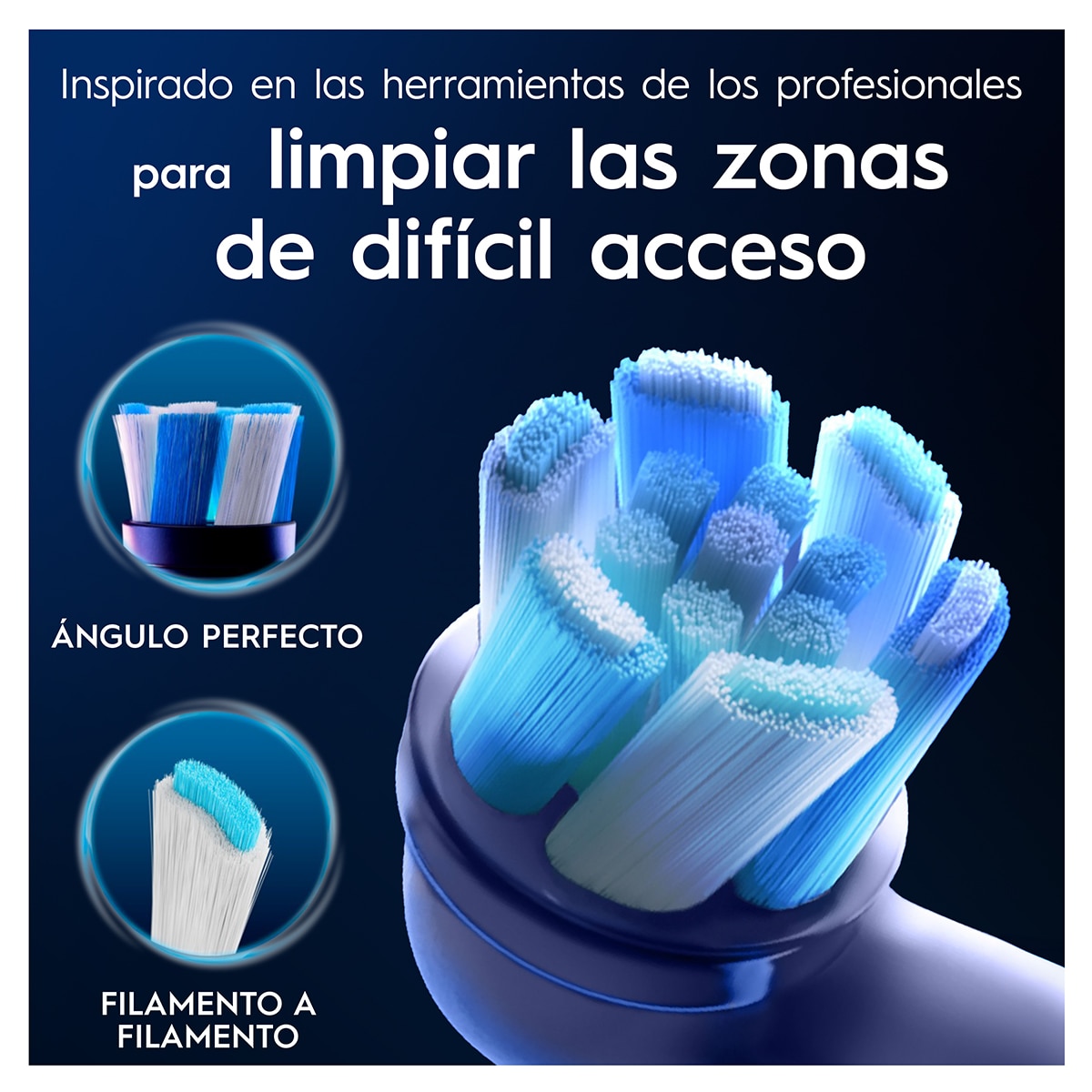 Pack 8 cabezales de recambio Oral-B Series iO Ultimate Clean Blanco-2