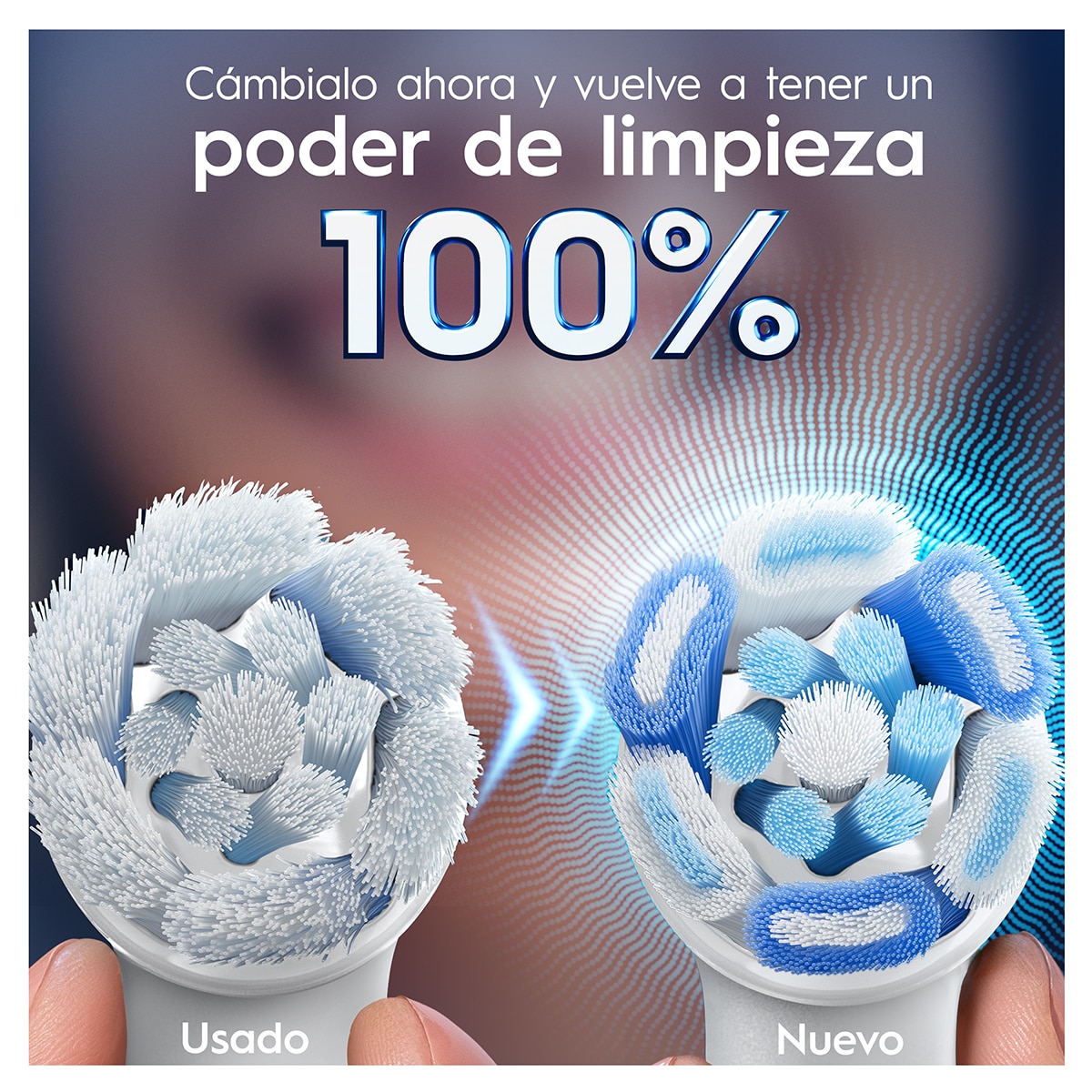 Pack 8 cabezales de recambio Oral-B Series iO Ultimate Clean Blanco-6