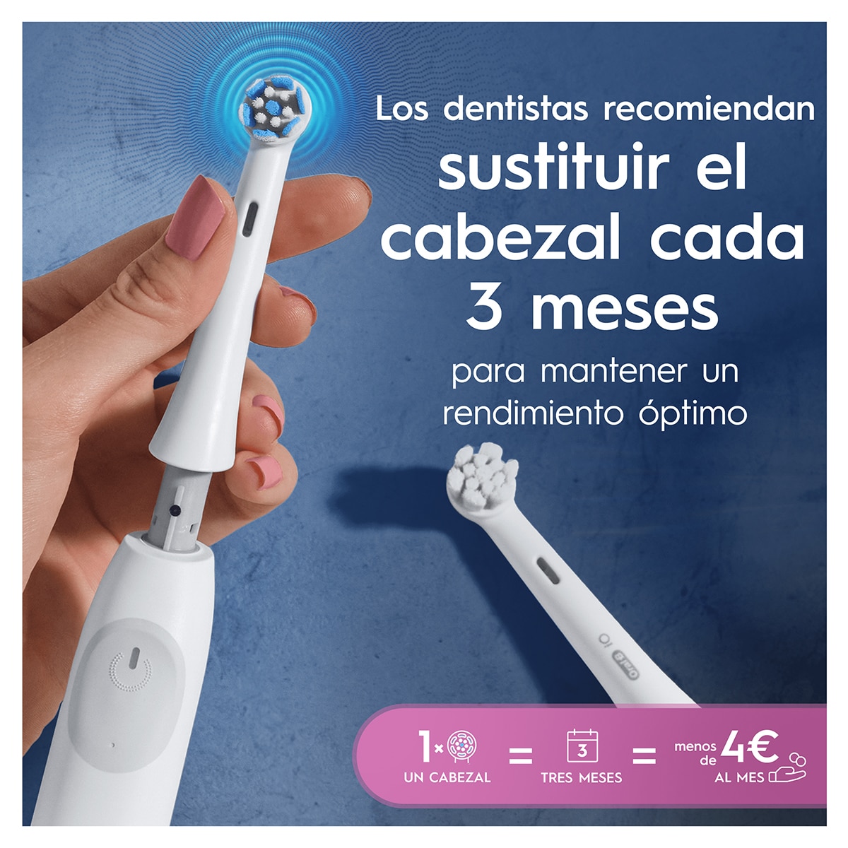 Recargas Escova de Dentes Oral-B Series iO Gentle Care - 6 Unidades Branco-3