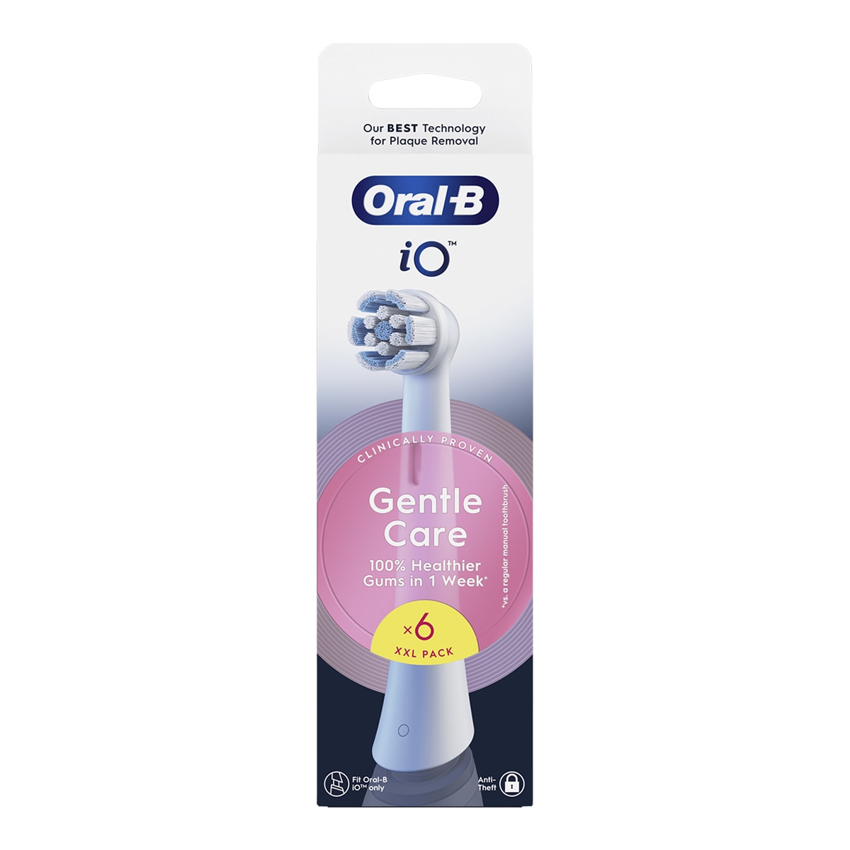 Recargas Escova de Dentes Oral-B Series iO Gentle Care - 6 Unidades Branco-10