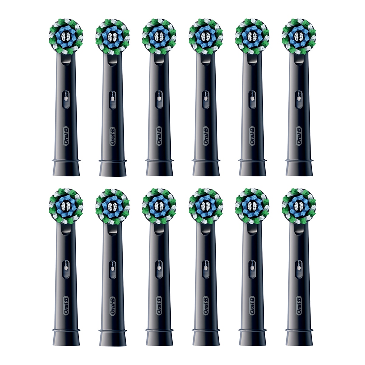 Recambio de cepillo dental Oral-B Pro CrossAction 12 unidades - Negro Negro-2