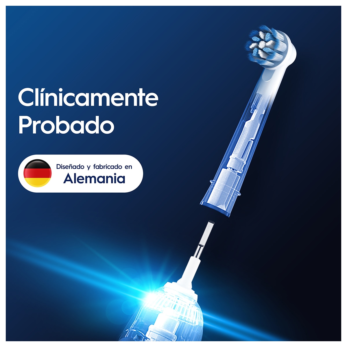 Imagen 3 de Recambio de cepillo dental Oral-B Pro Sensitive Clean 12 unidades - Blanco Blanco