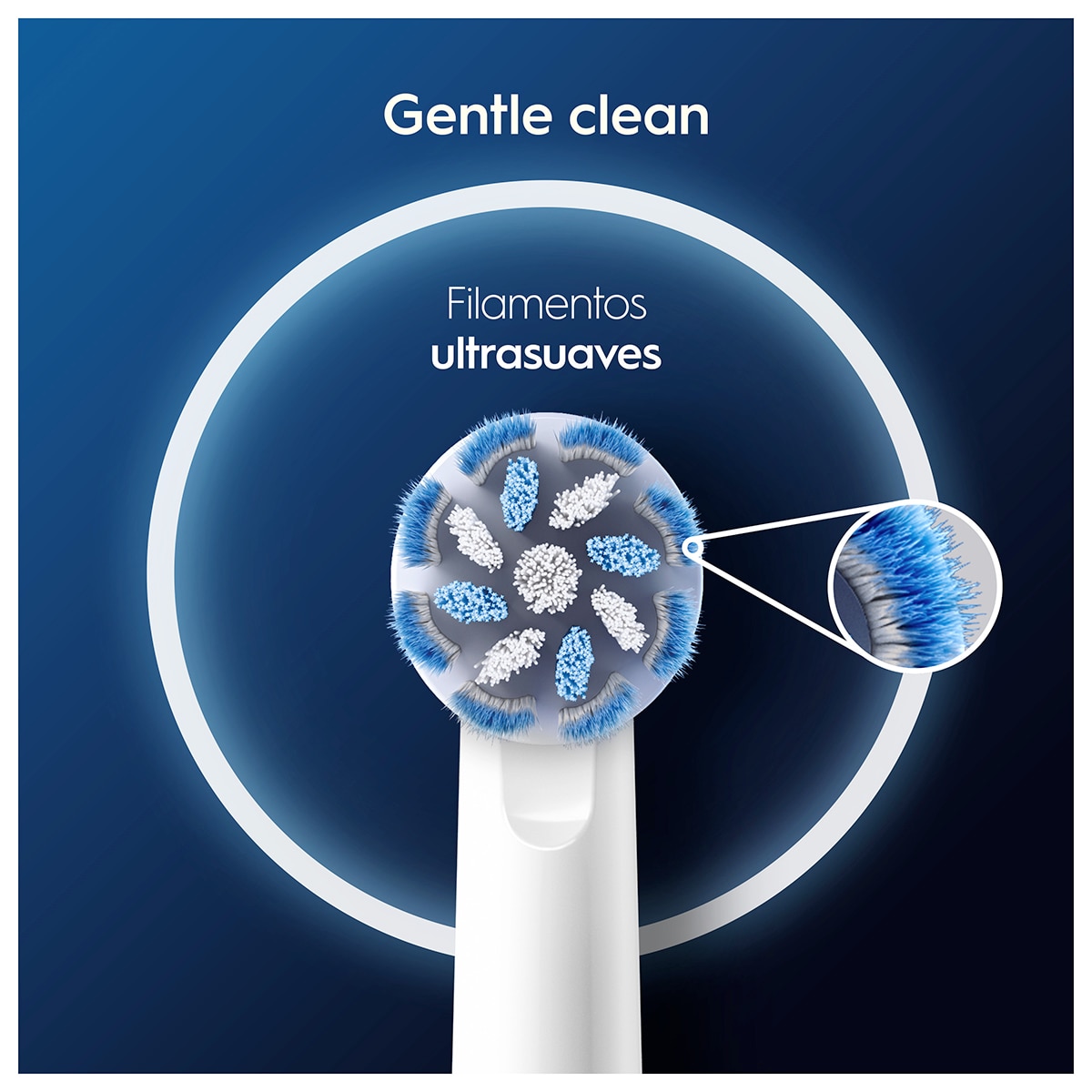 Imagen 7 de Recambio de cepillo dental Oral-B Pro Sensitive Clean 12 unidades - Blanco Blanco