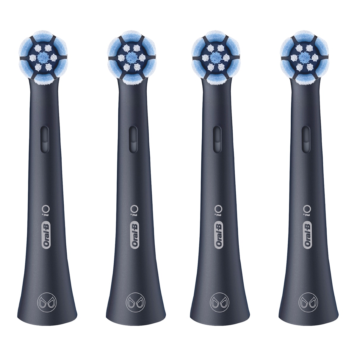 Recambio de cepillo dental Oral-B iO Kids Spiderman, para Edad 6+, Pack de, 4 - Negro Negro-2