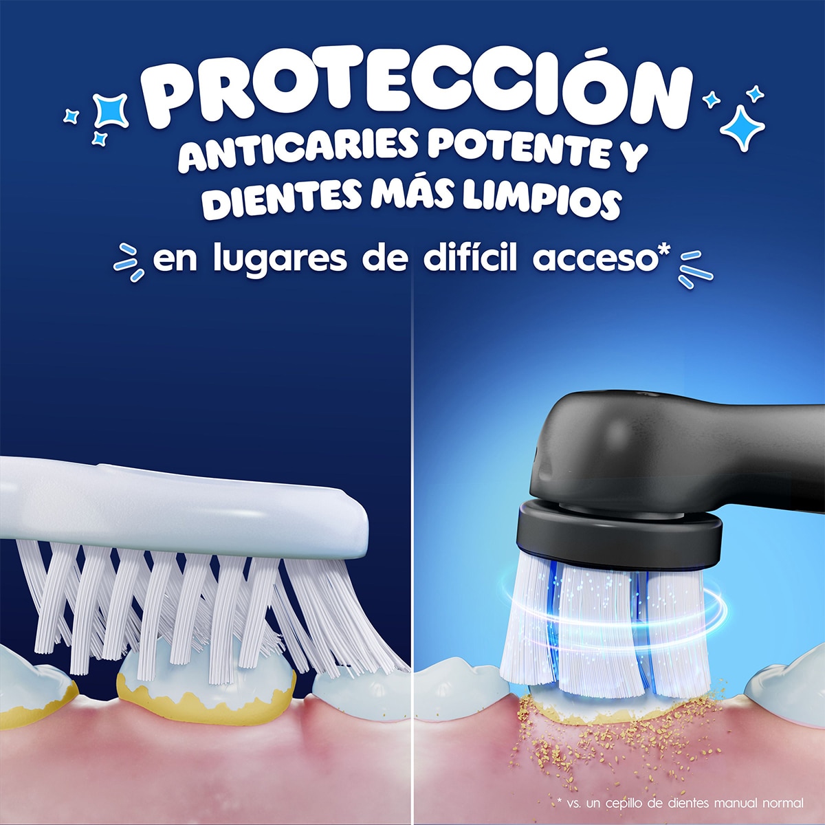 Recambio de cepillo dental Oral-B iO Kids Spiderman, para Edad 6+, Pack de, 4 - Negro Negro-3