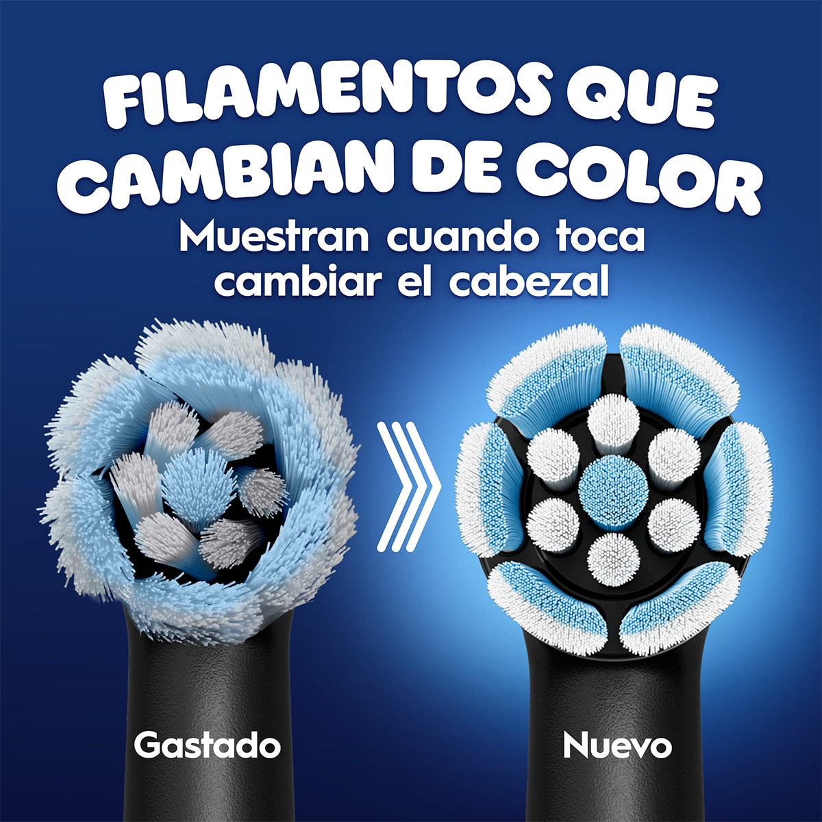 Recambio de cepillo dental Oral-B iO Kids Spiderman, para Edad 6+, Pack de, 4 - Negro Negro-6