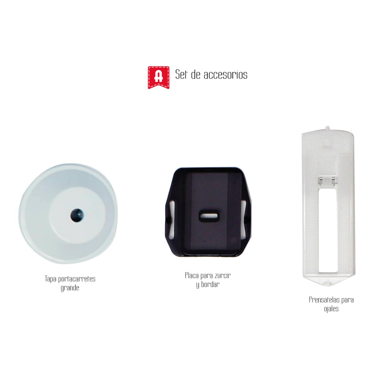 Máquina de coser Alfa Next 10+ con brazo libre Blanco-5