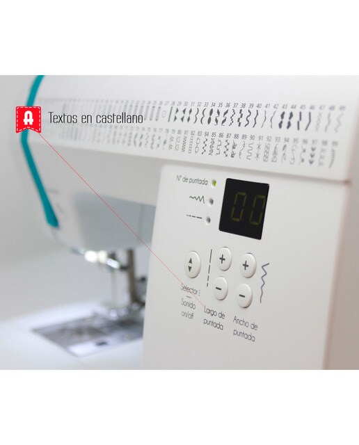 Máquina de coser Alfa Next 100 con mesa de extensión 5