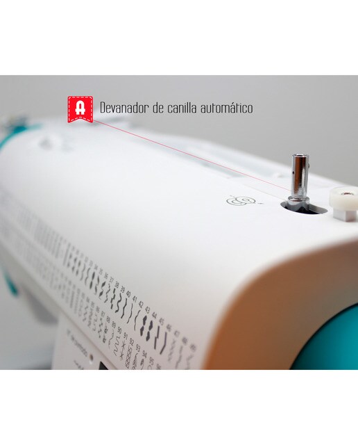 Máquina de coser Alfa Next 100 con mesa de extensión 7