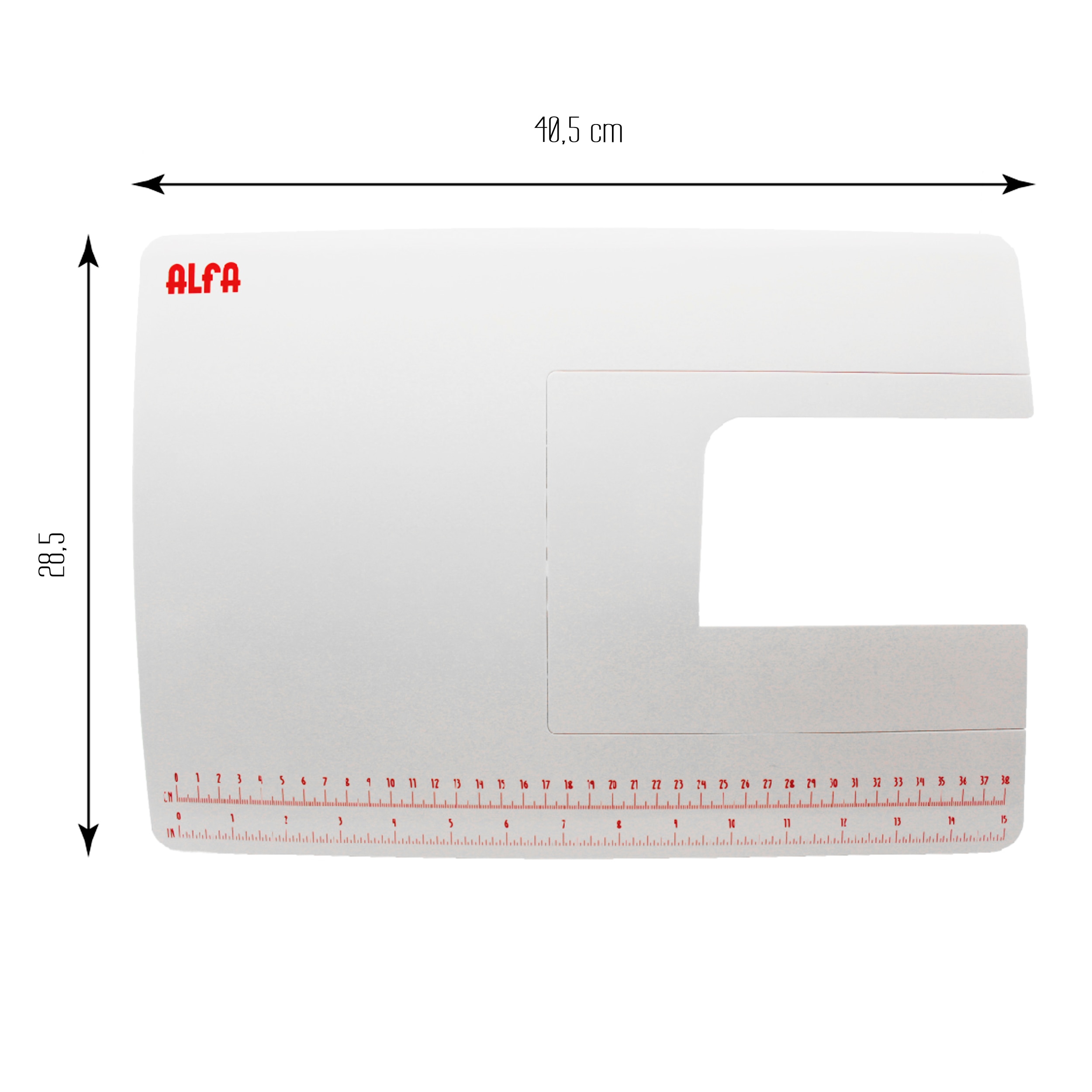 Mesa de extensión Alfa A60840000 Blanco-2