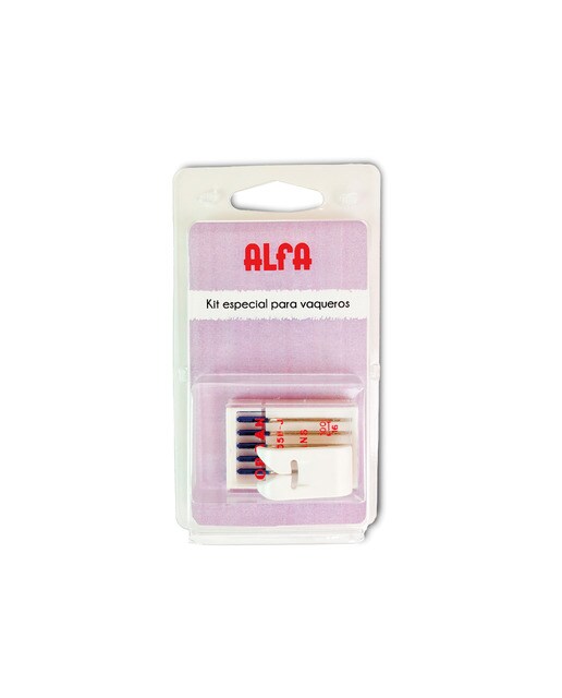Pack vaqueros para máquina de coser Alfa 3