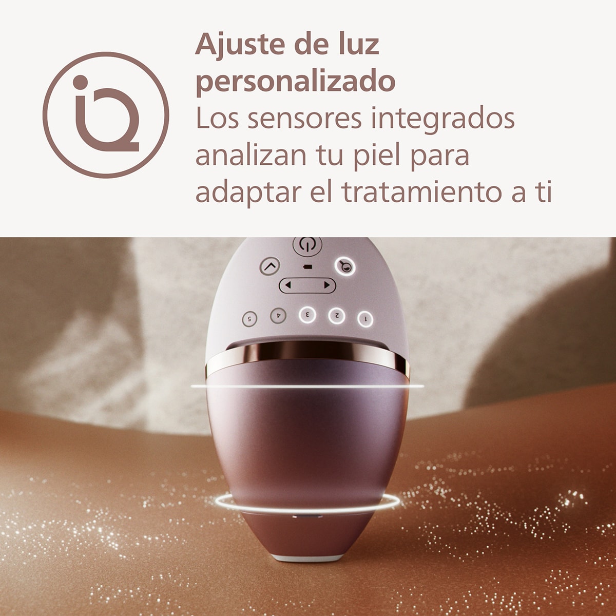 Depiladora IPL Philips Lumea Serie 9000, depilación permanente, uso sin cable, luz pulsada, 3 cabezales, cara y cuerpo, sensor de piel inteligente Blanco-5